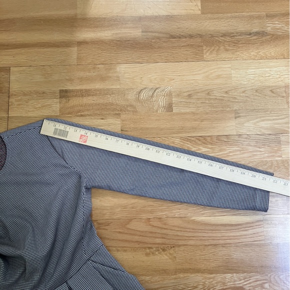 Aritzia Sunday Best Tartine mini houndstooth long sleeve dress - Picture 10 of 12